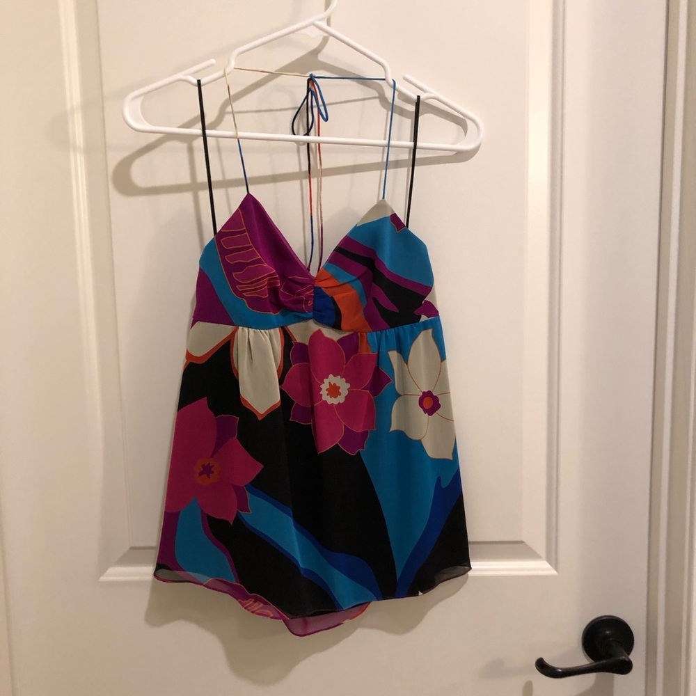 Tibi Silk Top